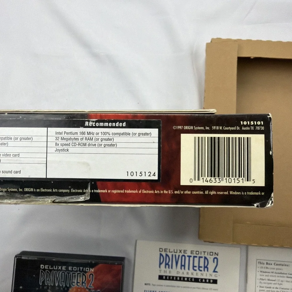 Privateer 2: The Darkening 1996 Big Box Vintage PC CD-ROM (RARE) READ‎